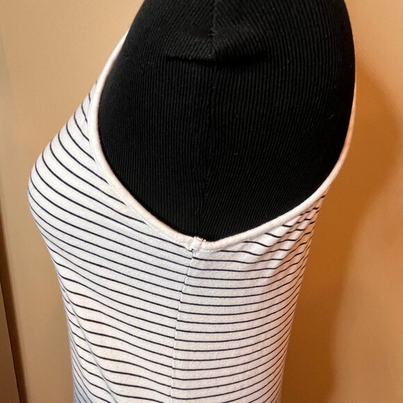 Athleta Sunkissed Midi Dress Blue White Ombre Size S Stretchy Tank Dress Casual - Picture 6 of 13